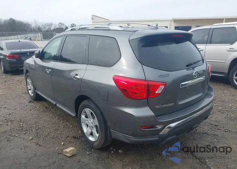 2019 Nissan Pathfinder S z USA, uszkodzony, nr VIN 5N1DR2MN6KC584359